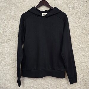 Pact Hoodie Men's Small Black Organic‎ Cotton Sustainable Pullover Eco